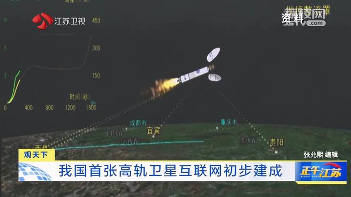 我国成功发射卫星互联网高轨卫星
