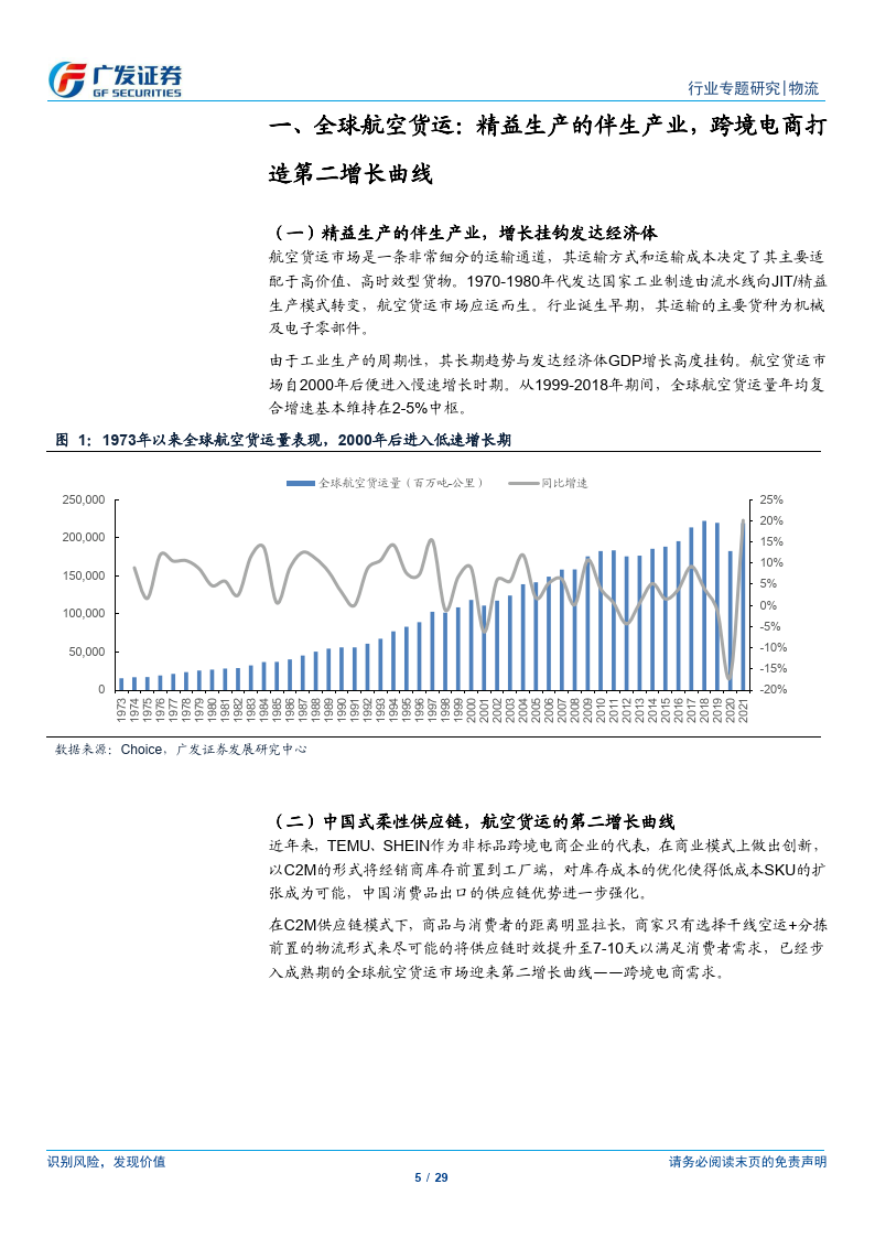 货运业务增势强劲 航空市场回暖可期