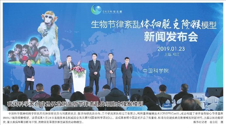 我科学家实现高效体细胞克隆